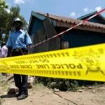 Scene of Embakasi police shooting in Nairobi