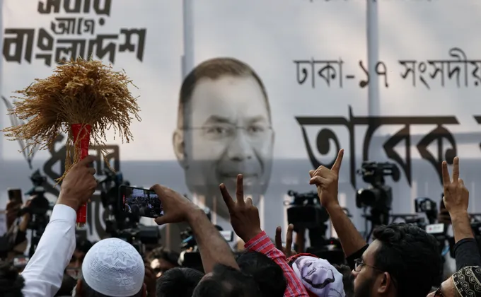 Tarique Rahman after BNP election victory in Bangladesh