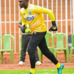 Humphrey Katasi of AFC Leopards after keeping a clean sheet